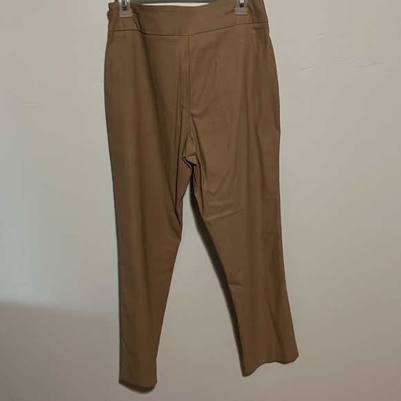 Kate Park - Tan/Gold pull-on slacks. EUC - Picture 3 of 7